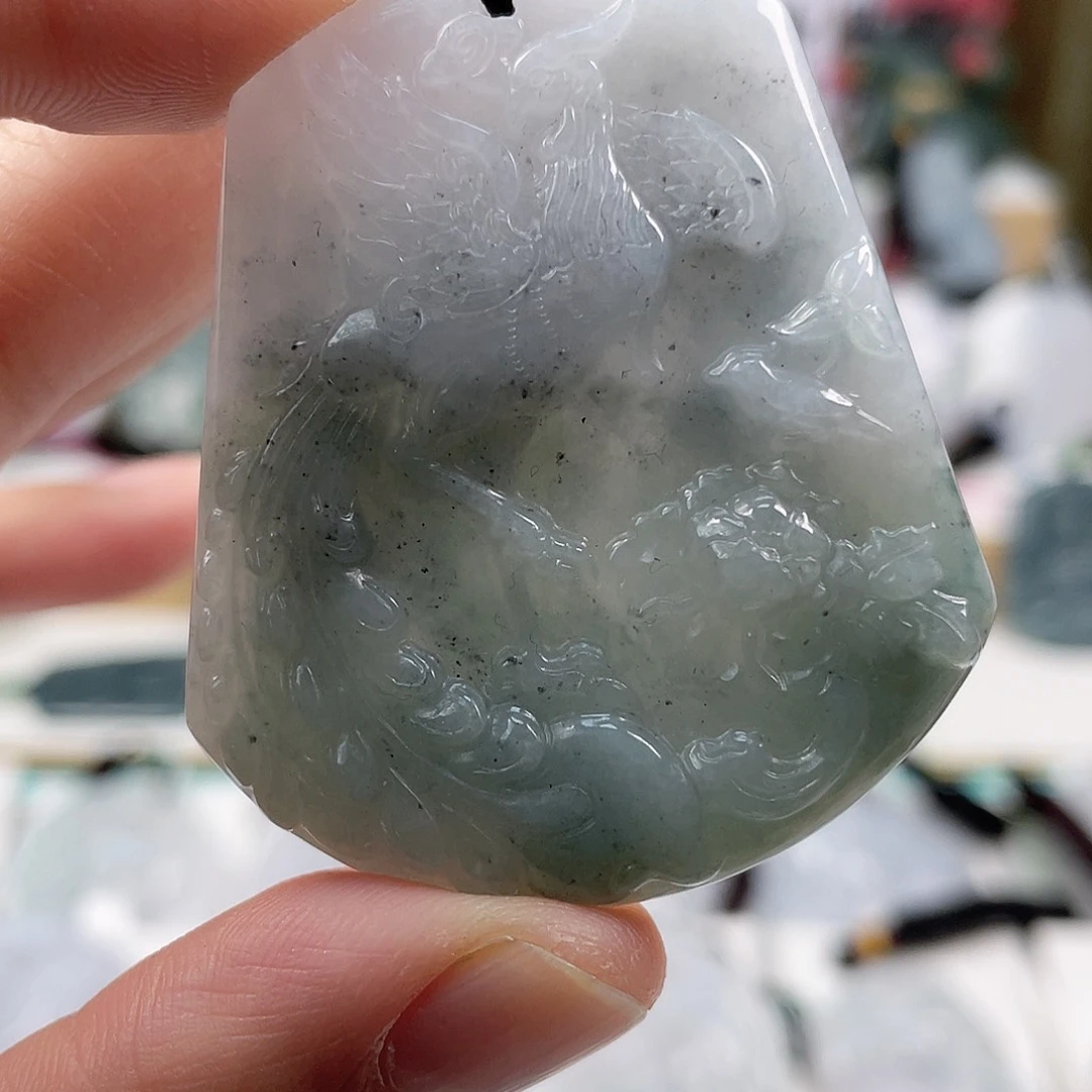 翡翠颈饰未镶嵌0955挂件
