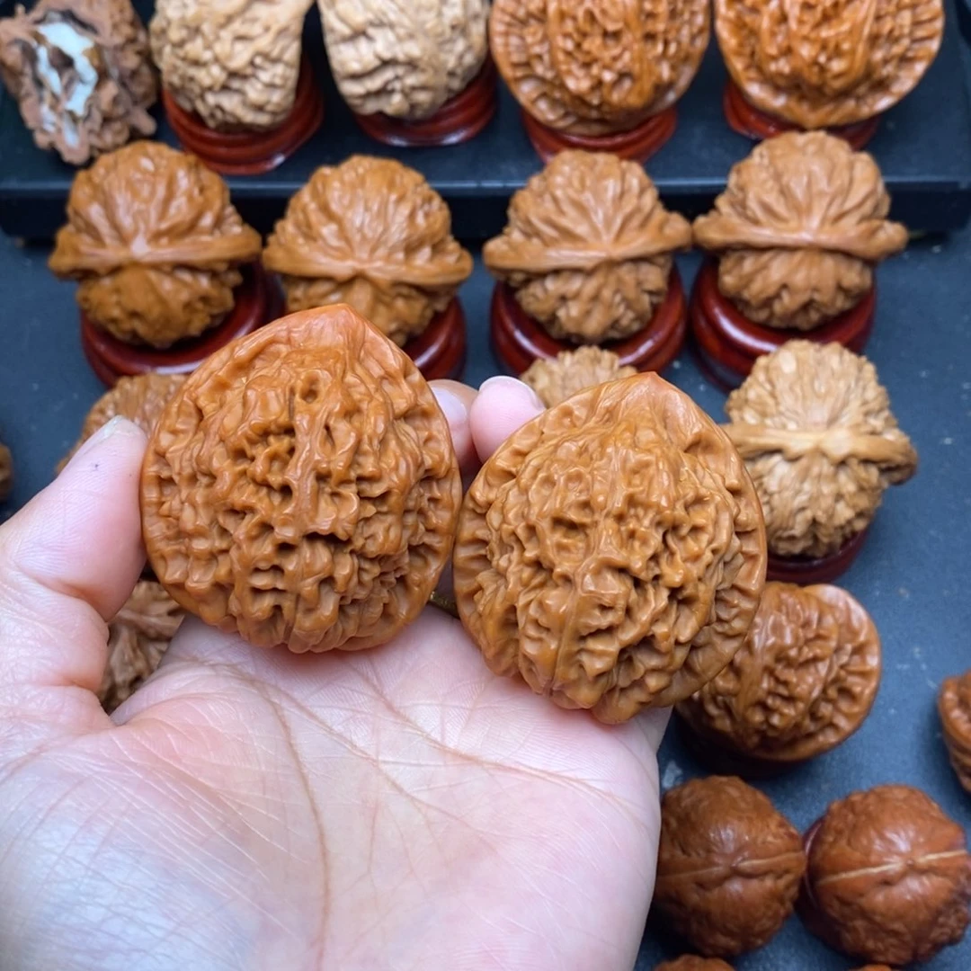 把件文玩核桃43官帽