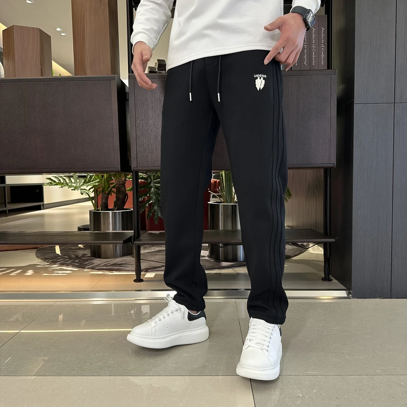 男士休闲裤子2025新款男士休闲百搭简约韩版潮流男士直筒休闲裤