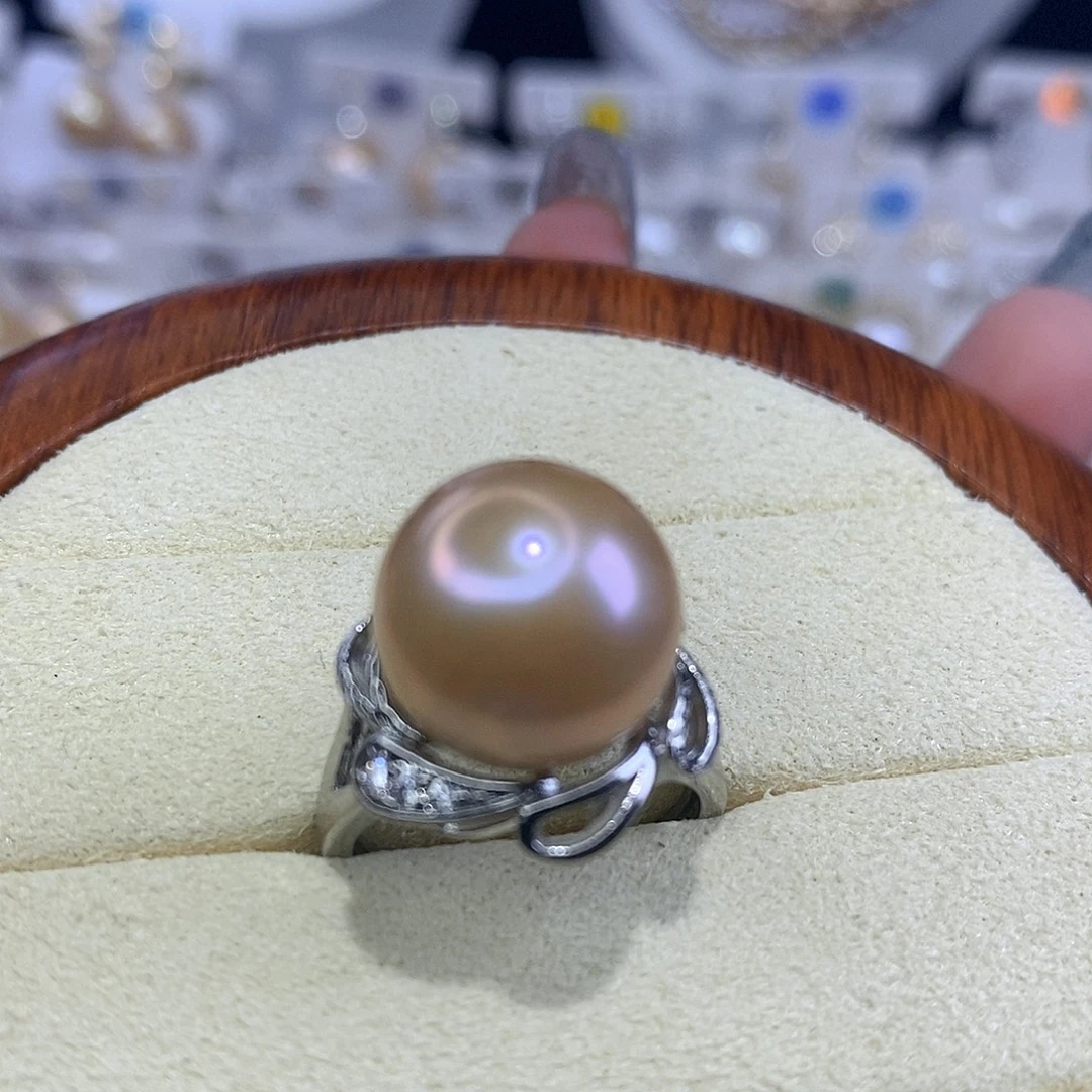 戒指合金淡水珍珠