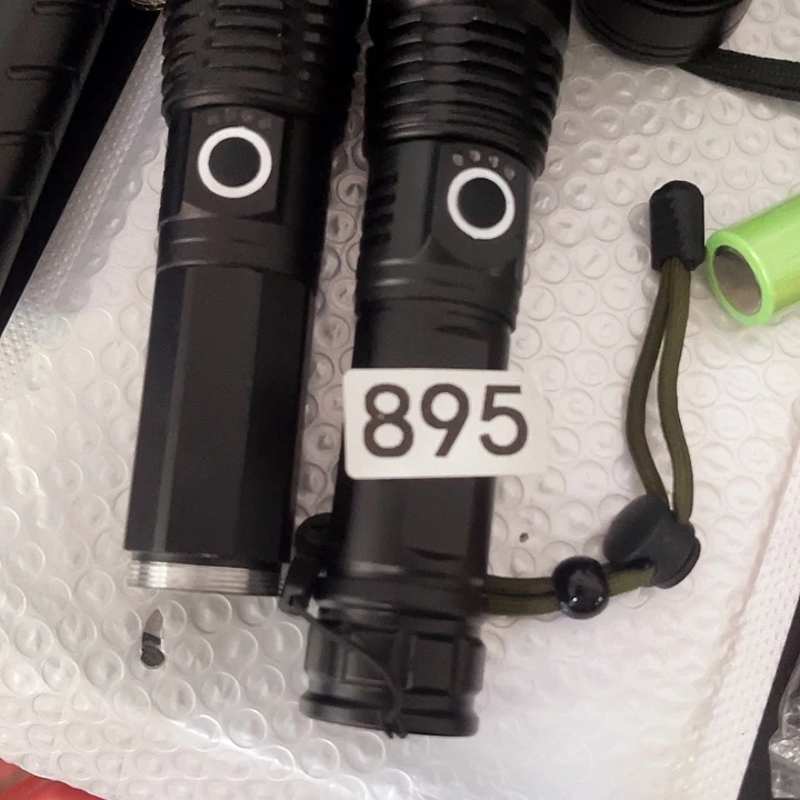 金*榴强光手电头灯剃须刀895