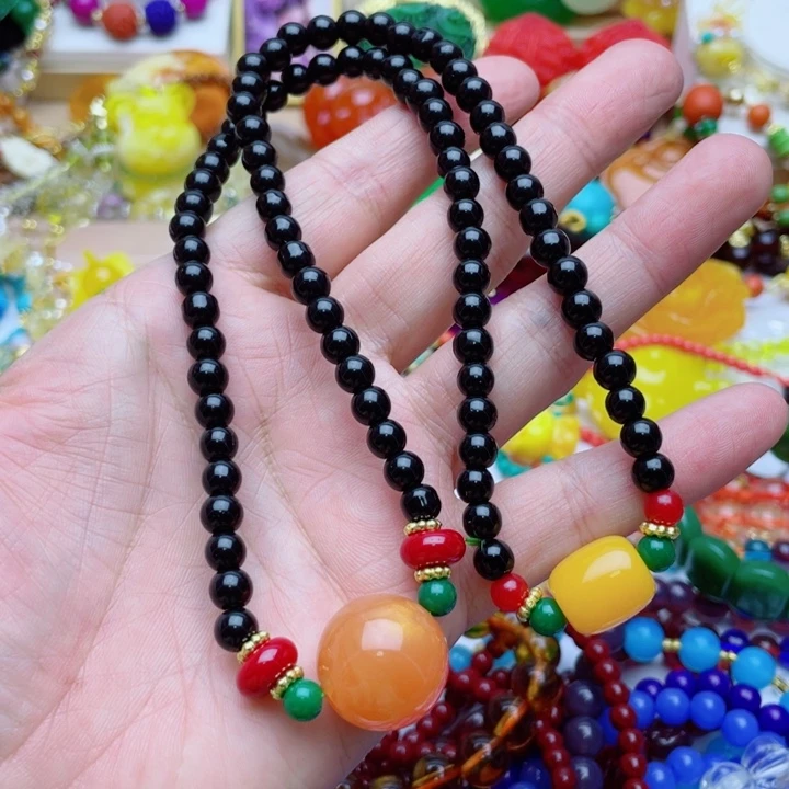 树脂制品21号黑色项链