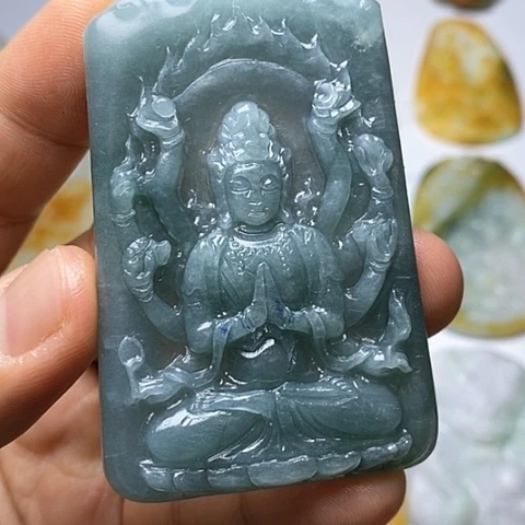 定制翡翠未镶嵌『****鱼翡翠