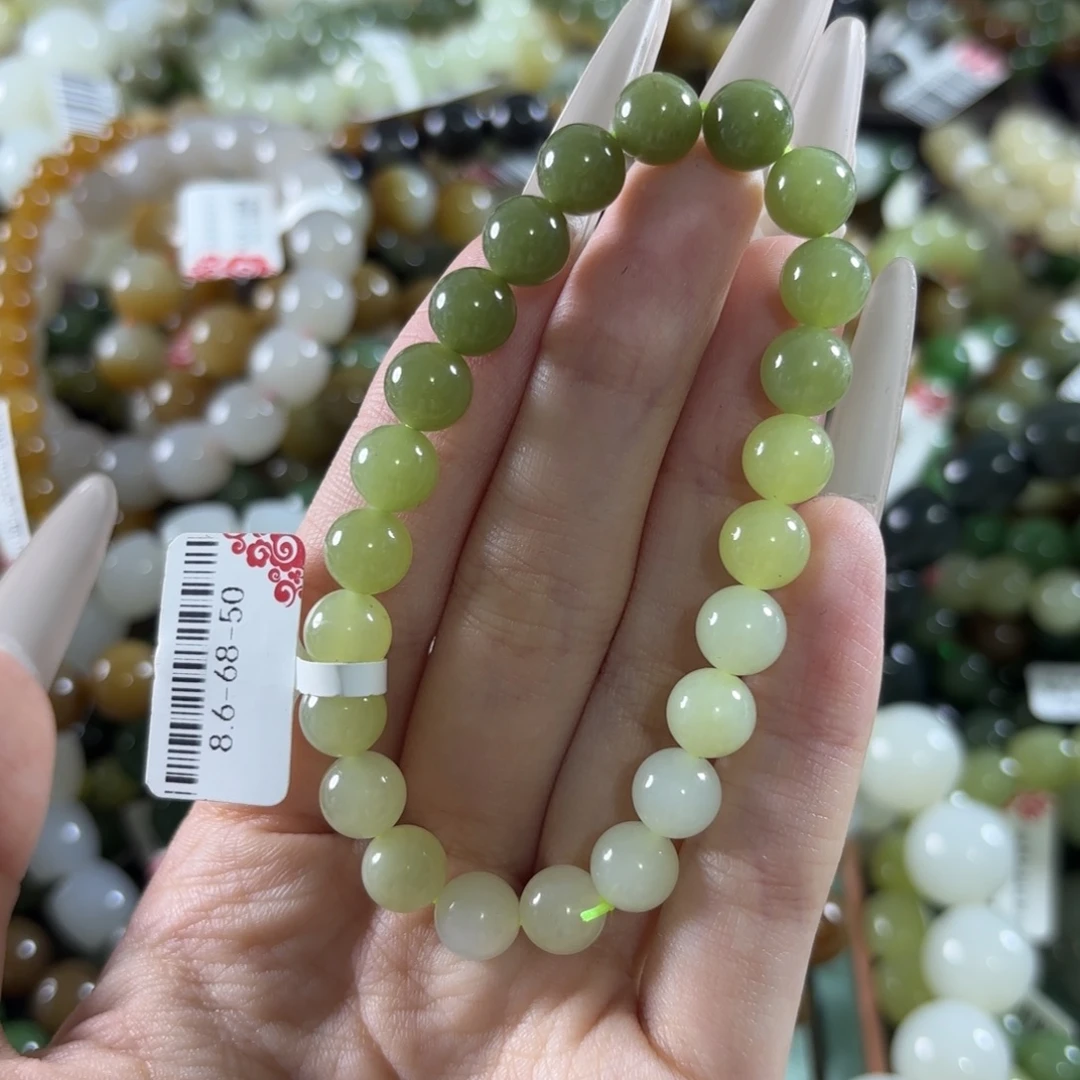 和田玉未镶嵌手链399