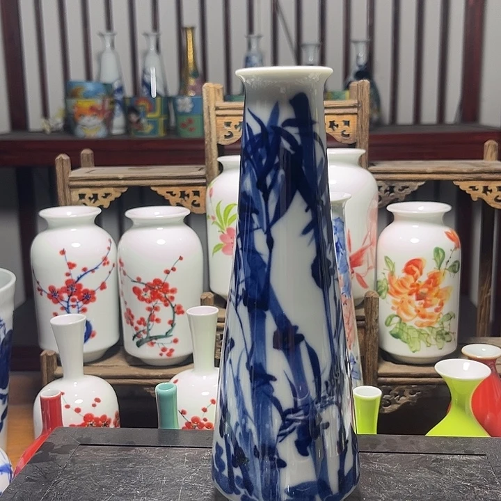 摆件陶景德镇陶瓷高18cm