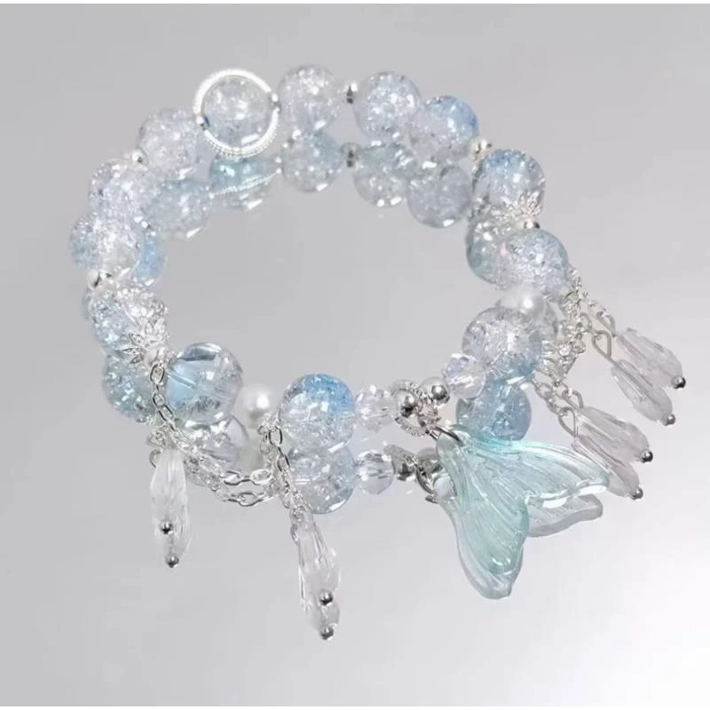 E004 炫彩鱼尾手链