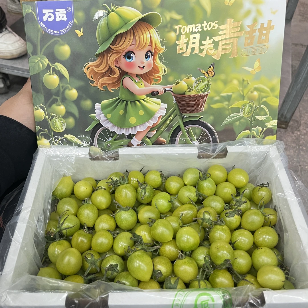 【原箱】【D】【好吃的青甜千禧】（带箱2斤左右）仅限太原榆次可拍