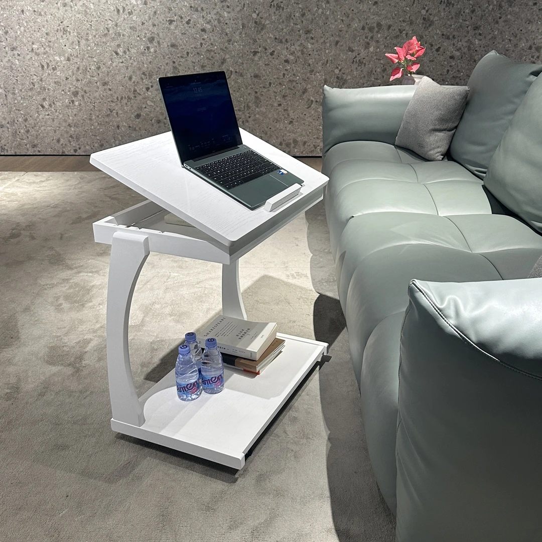 实木沙发边几可移动客厅卧室小桌子床头置物架电脑绘画桌简约茶几