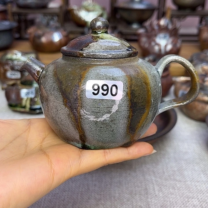 裸柴烧陶瓷手工茶器