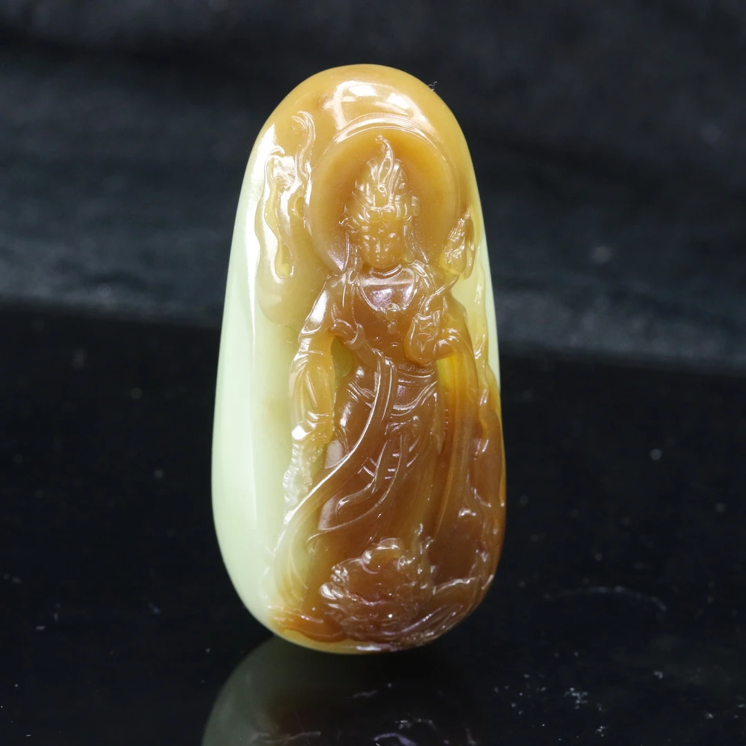 13和田玉且末红糖观音/300220上海嘉禾拍卖