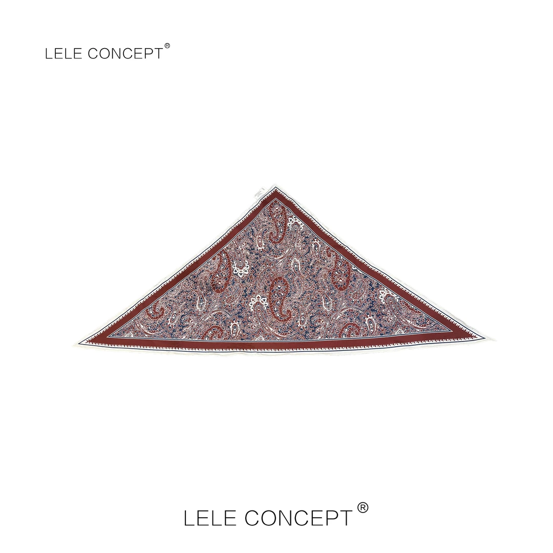 LELE CONCEPT｜图腾花三角巾WJ044