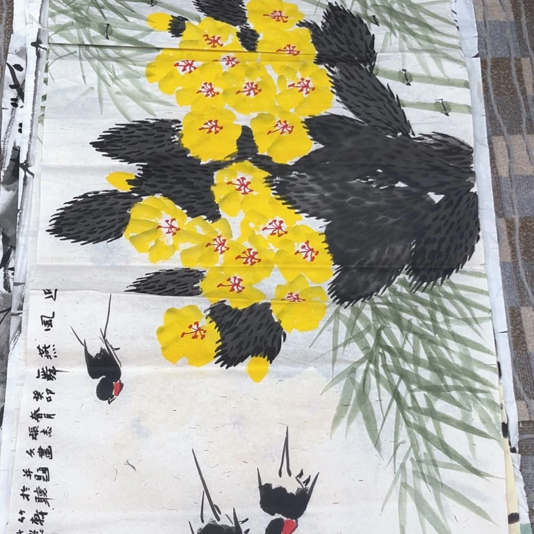 国画张志久老师四尺正冯