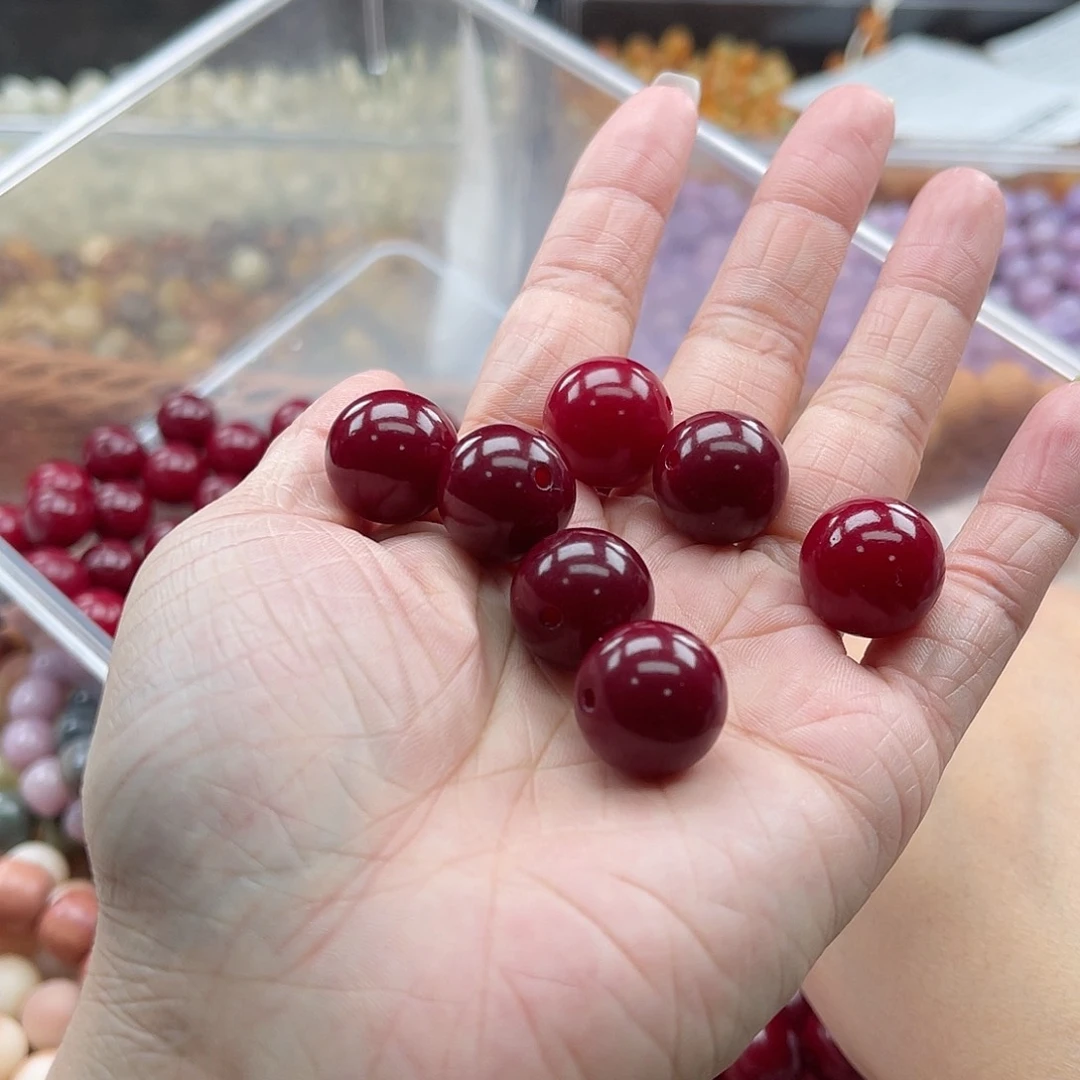 白玉菩提吊坠B/16mm/14颗微瑕