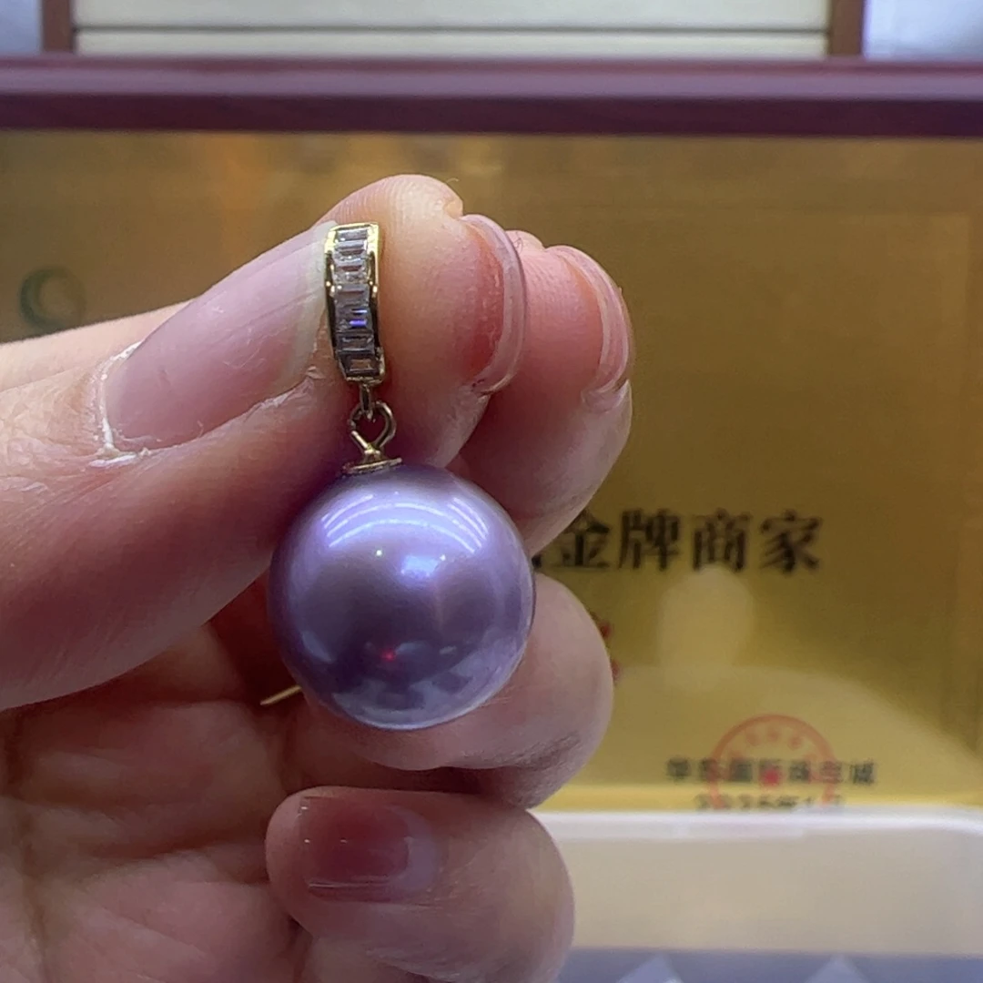 淡水珍珠颈饰银S925镶嵌