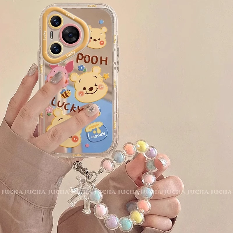 适用华为pura80pro手机壳小众pure80por＋新款卡通防摔女