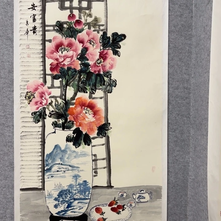 国画花鸟等图案的图案