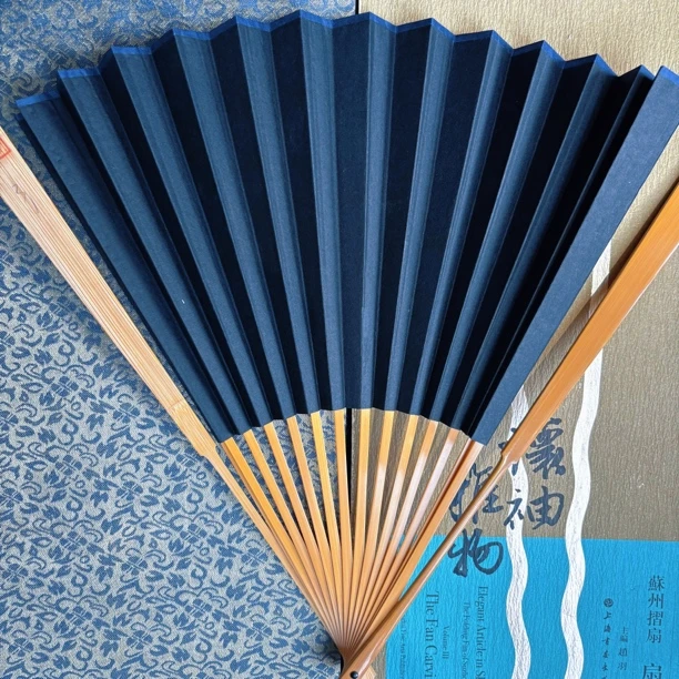刘肇良制 手工玉竹折扇