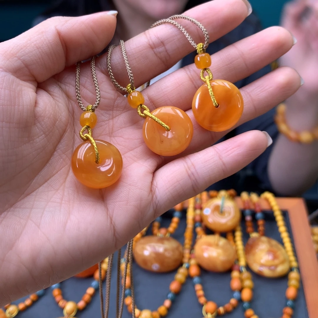 蜜蜡未镶嵌颈饰多样性发一