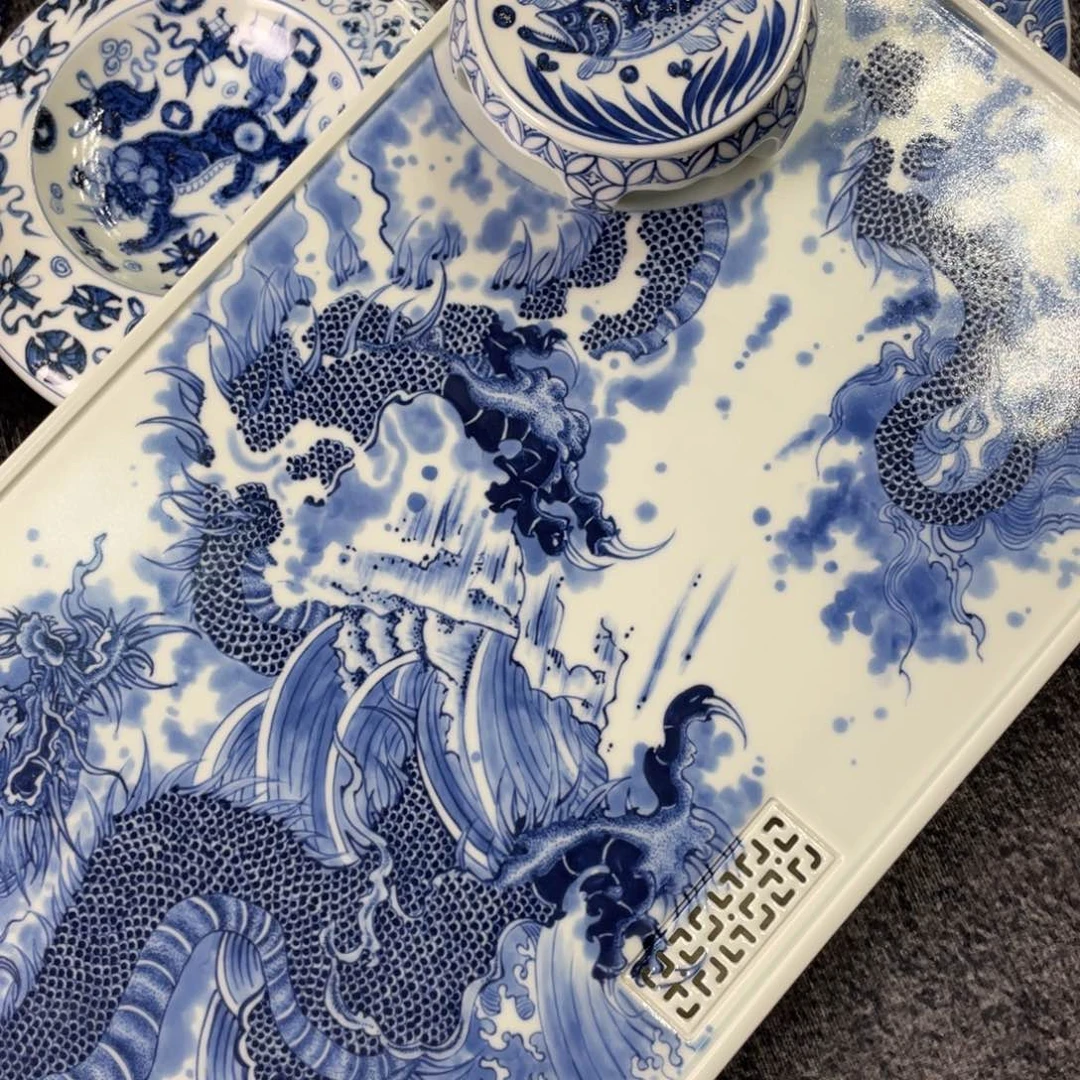 钓***爽景德镇陶瓷手工手绘