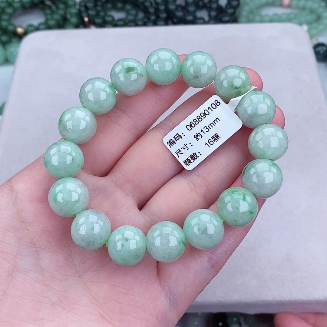 翡翠未镶嵌毛衣链