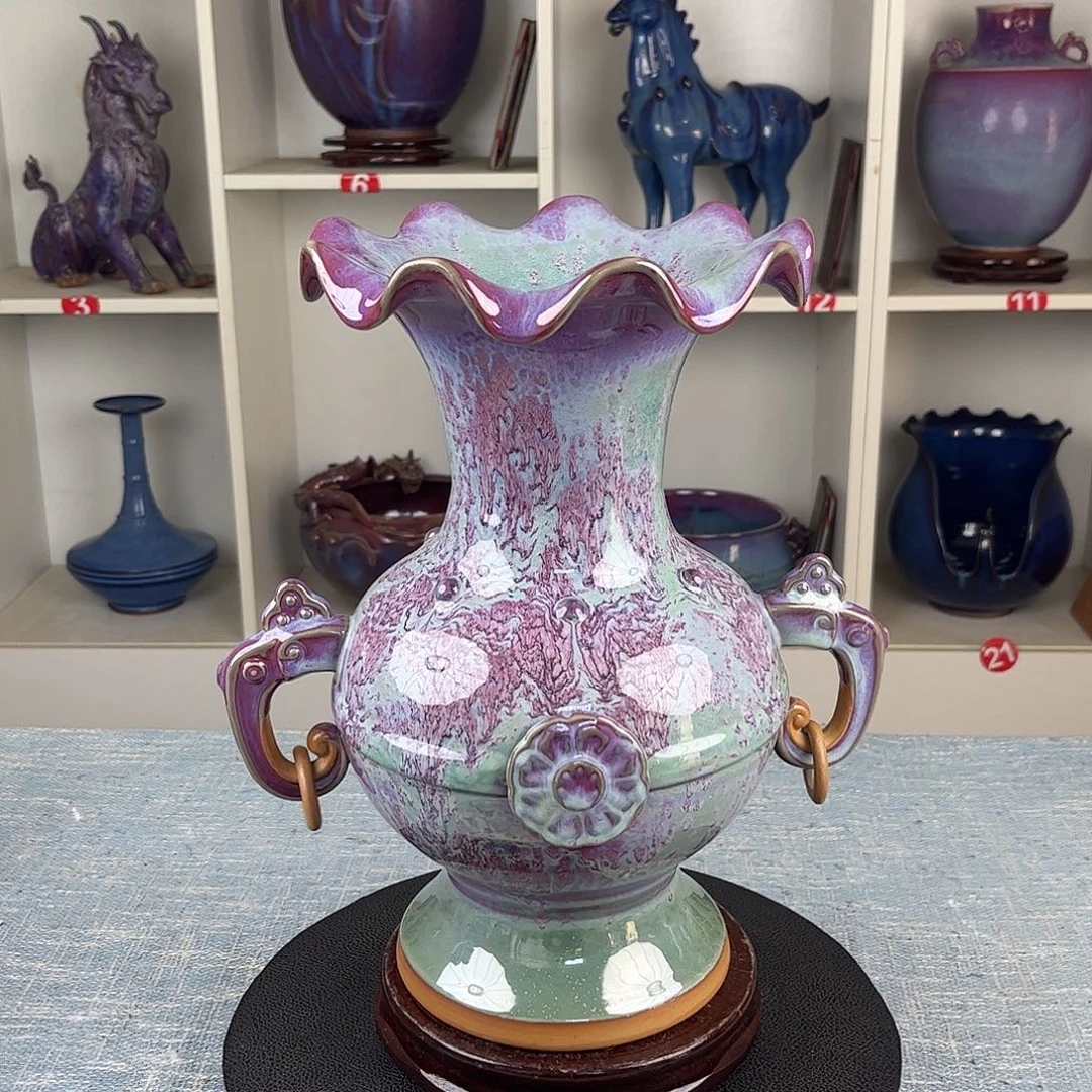 瓷片太平有象大师作品