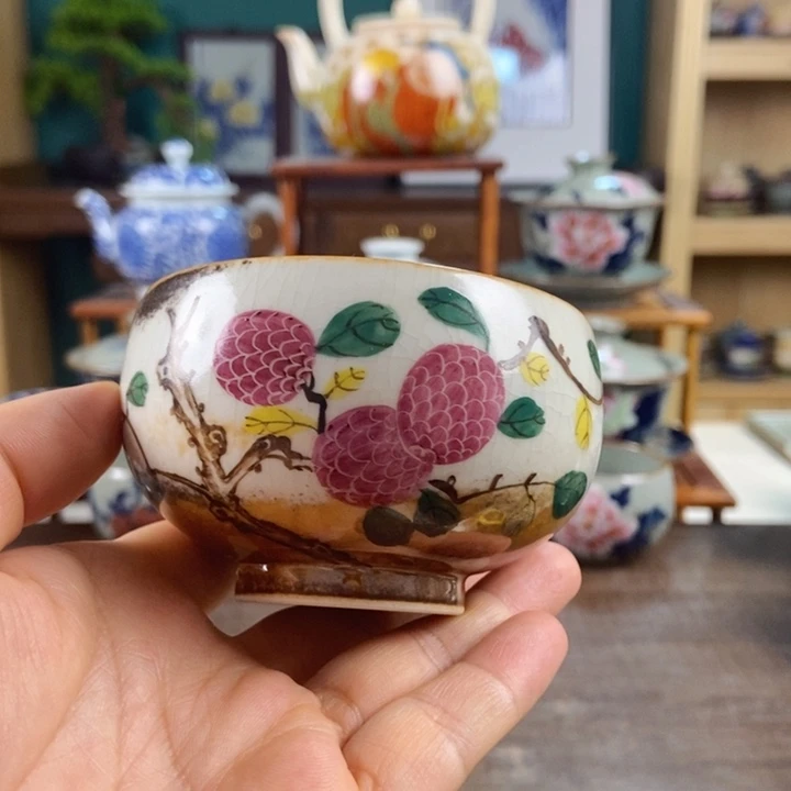 瓷片手工制作工艺精湛等特点为