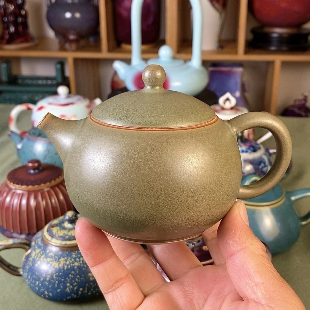 陶瓷西施壶，微瑕