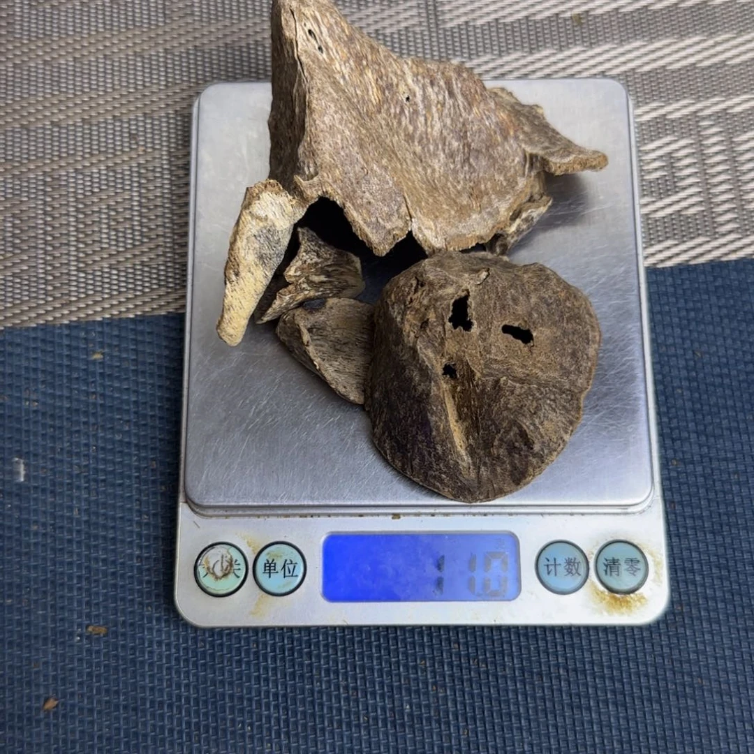 獠***比香榧木天然壳子11克