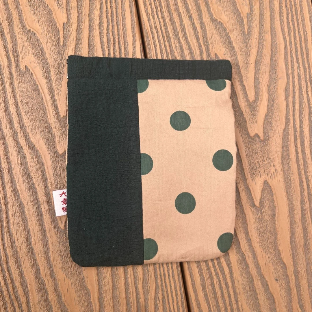 【收纳袋】九章號原创拼布收纳袋  植物染手工拼布 实用 制作 趣味