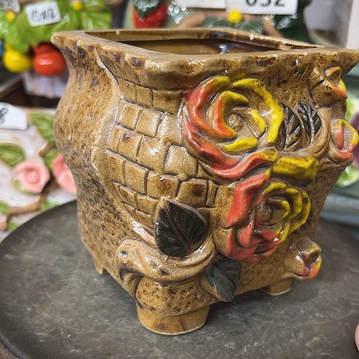 粗陶材质多肉花盆