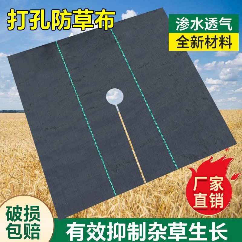 新型防草布批发厂家直销地膜农用薄膜除草地布透气透水果树盖草布