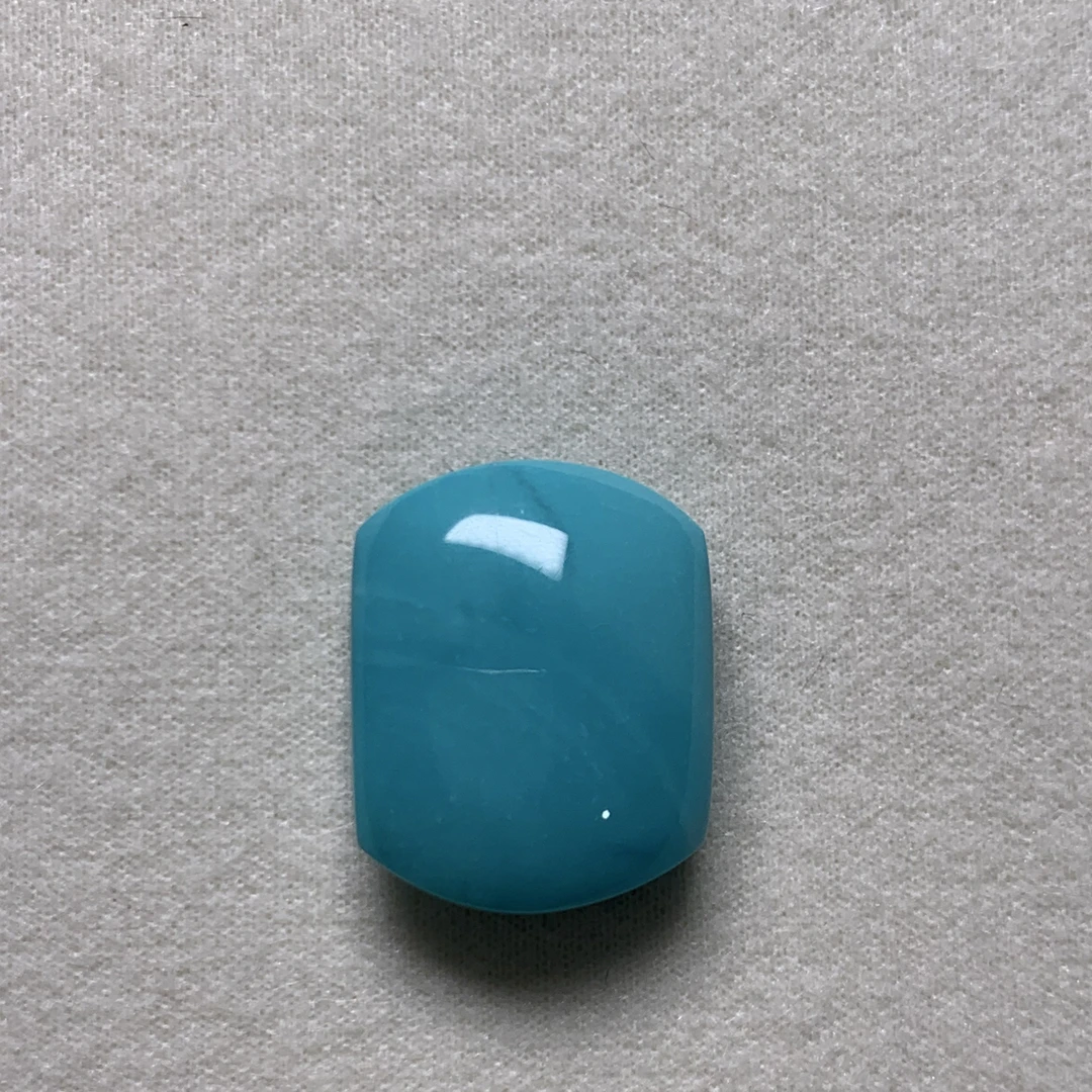 天然原矿绿松石水波纹牌子