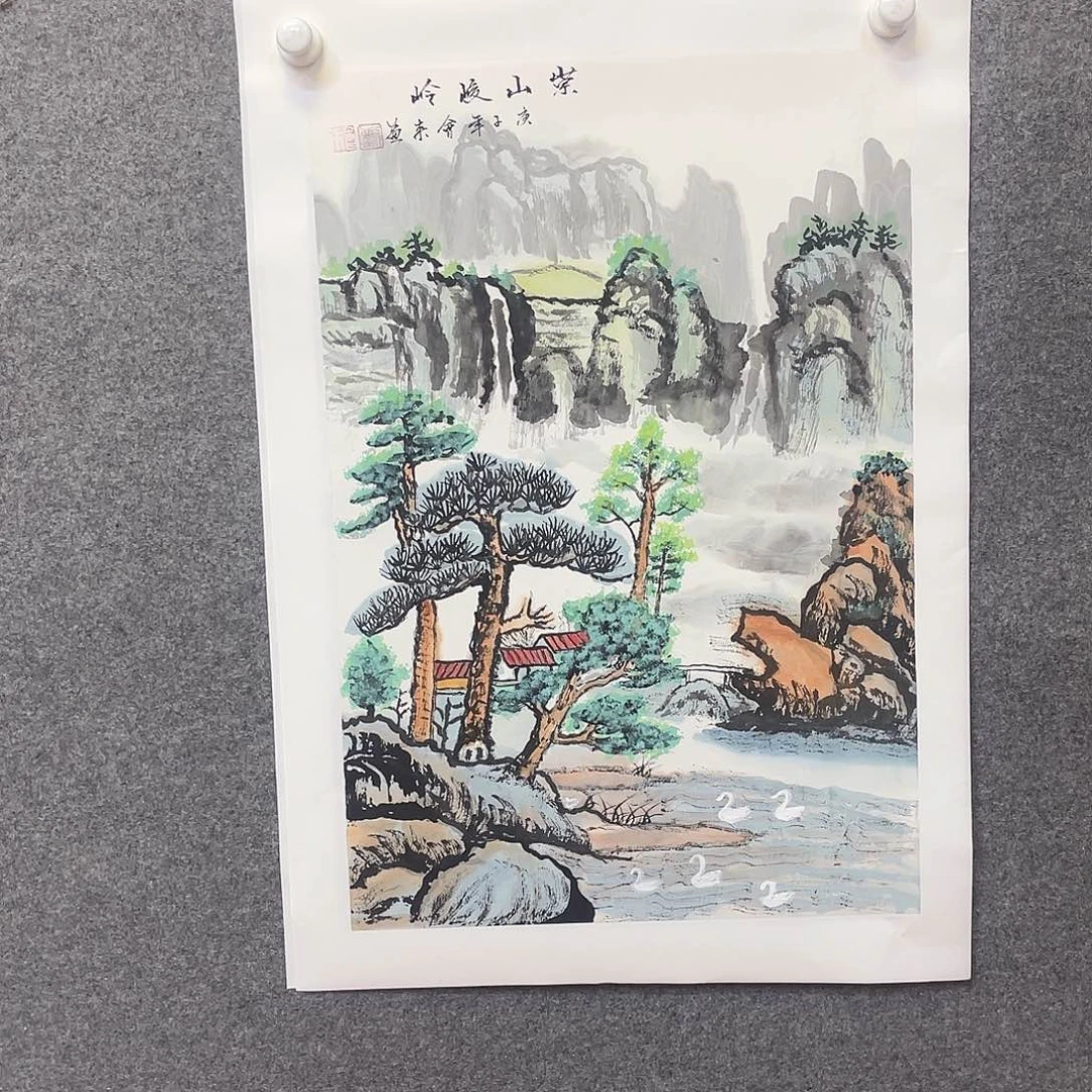 国画我们在学校里做