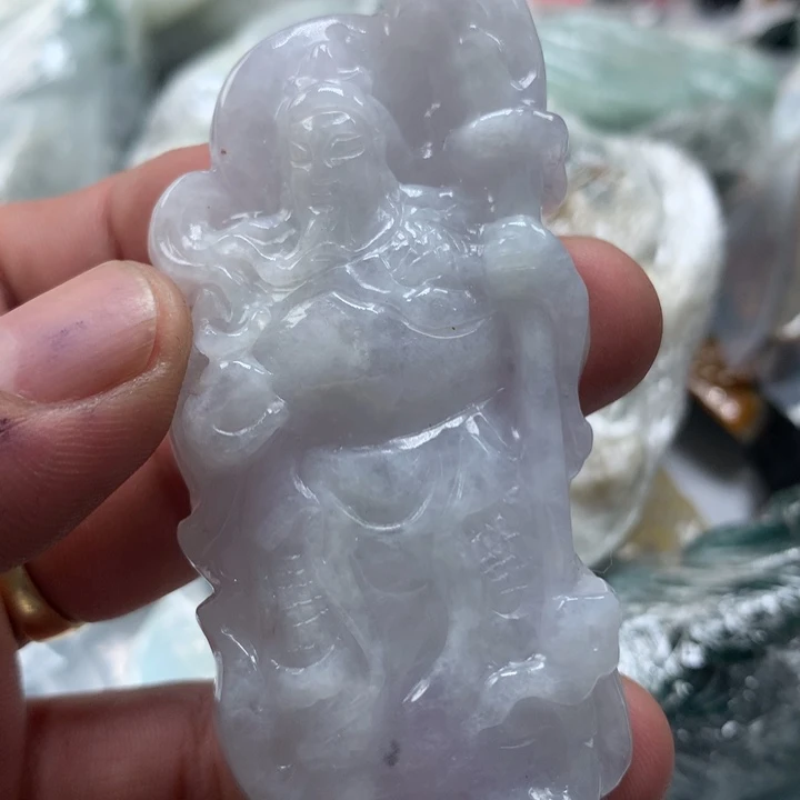 翡翠未镶嵌颈饰保真天然a货翡翠