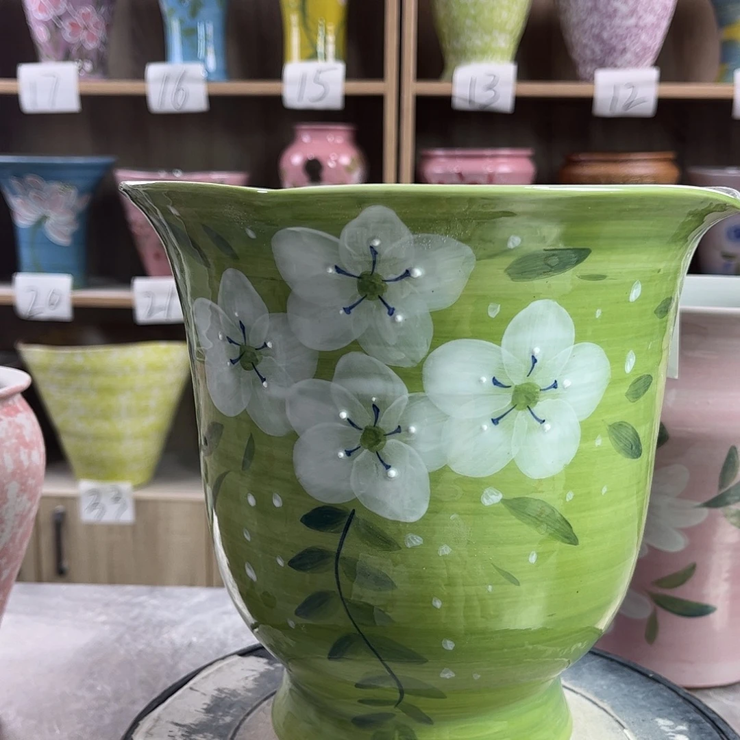 景德镇陶瓷花盆花盆