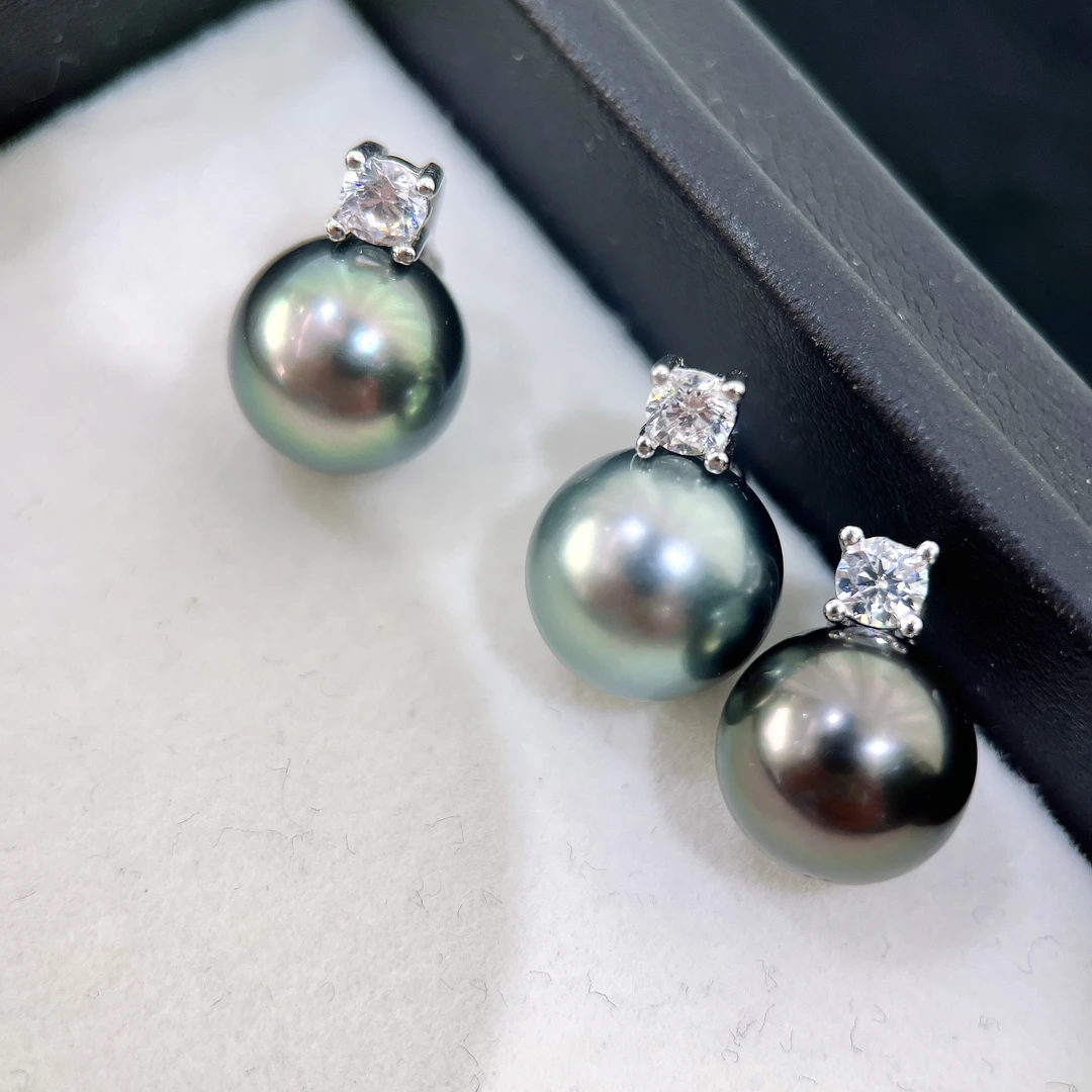 天然珍珠 大溪地设计款王妃吊坠 S925银 10-11MM 多样性发一 R225