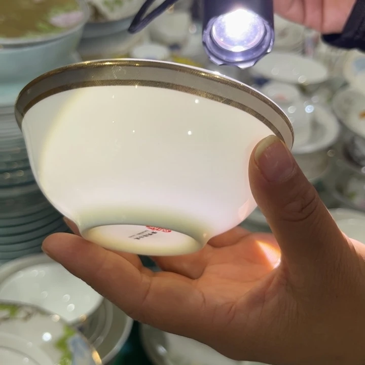 瓷片四寸蘸料碗十个微瑕