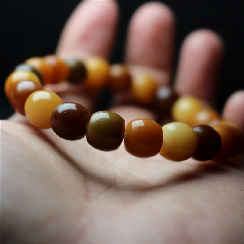 原生态菩提手串自然风化籽菩提根手串文玩菩提子