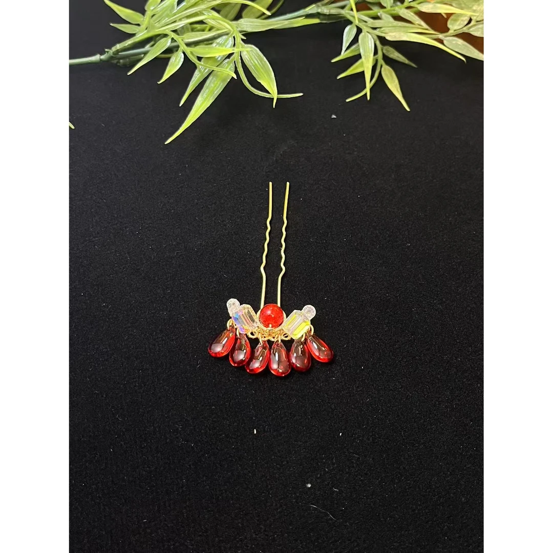 云鬓花古风饰品古装发饰仙气飘飘合金发簪 汉服发冠B517