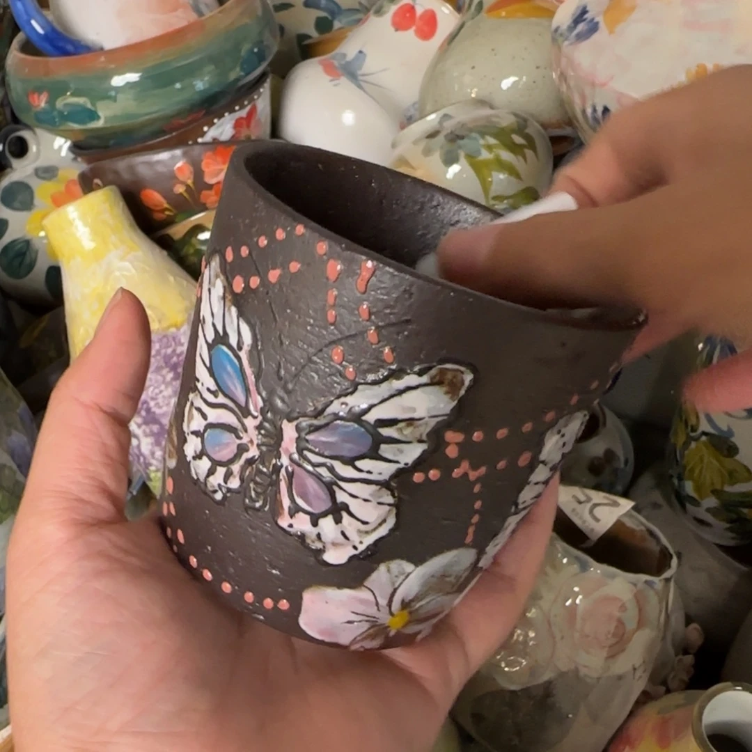 景德镇釉下彩陶瓷微瑕105