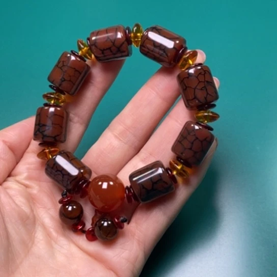 玛瑙/玉髓未镶嵌手链