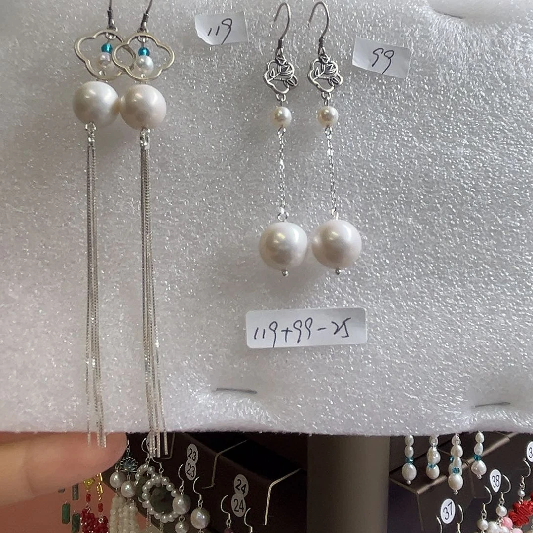 x***贝925银博雅手作S925纯银耳饰