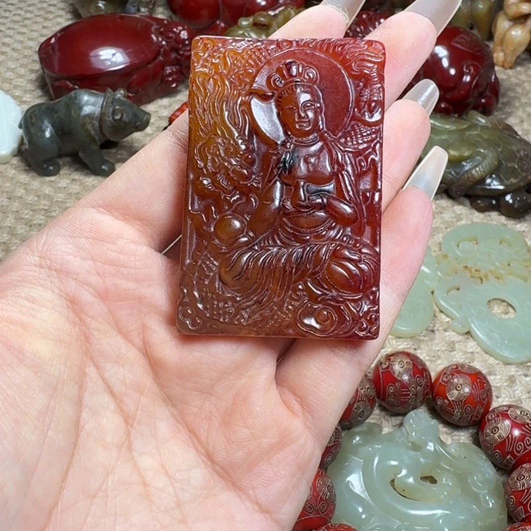 白玉菩提吊坠挂件