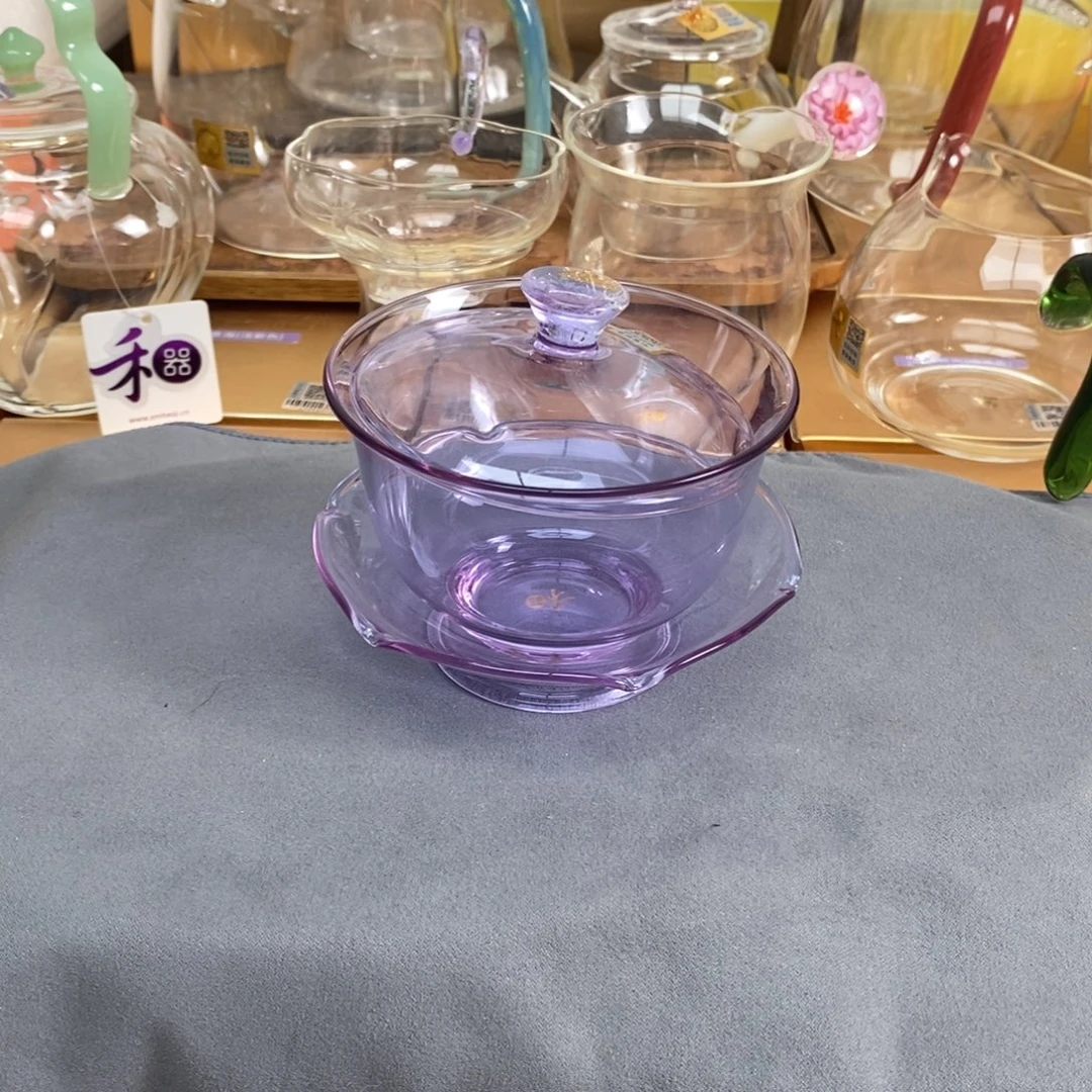 紫色盖碗样品11111