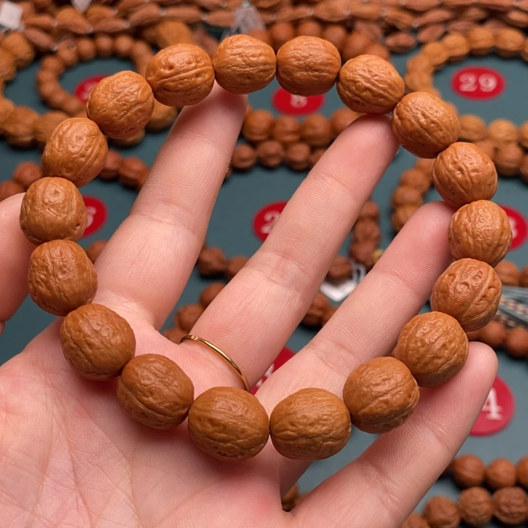 文玩核桃手串13尺寸金豆