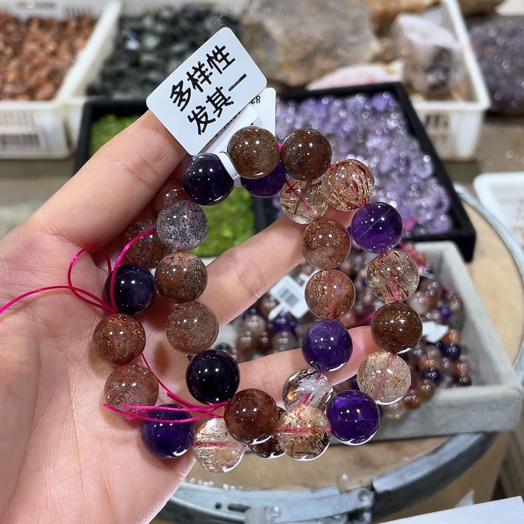 水晶手串14m m未镶嵌多样性发一条j c 784