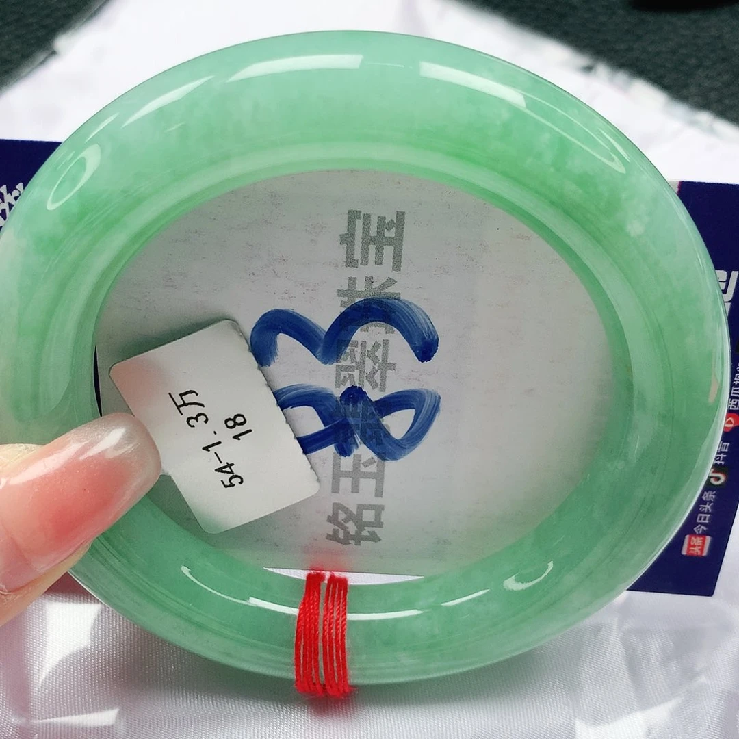 翡翠手镯未镶嵌缅甸天然a货翡翠