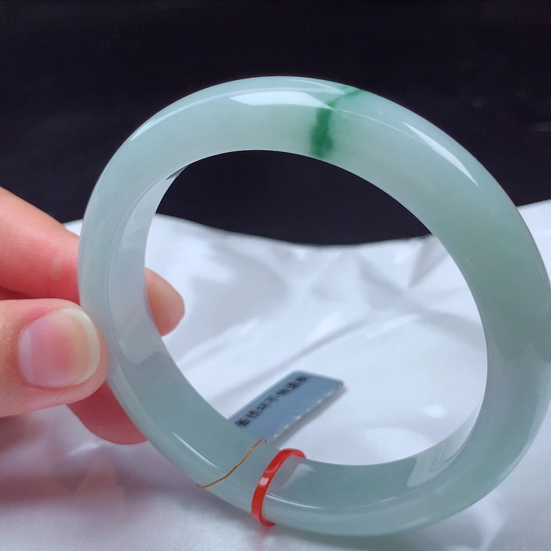 翡翠未镶嵌手镯61圈m144052