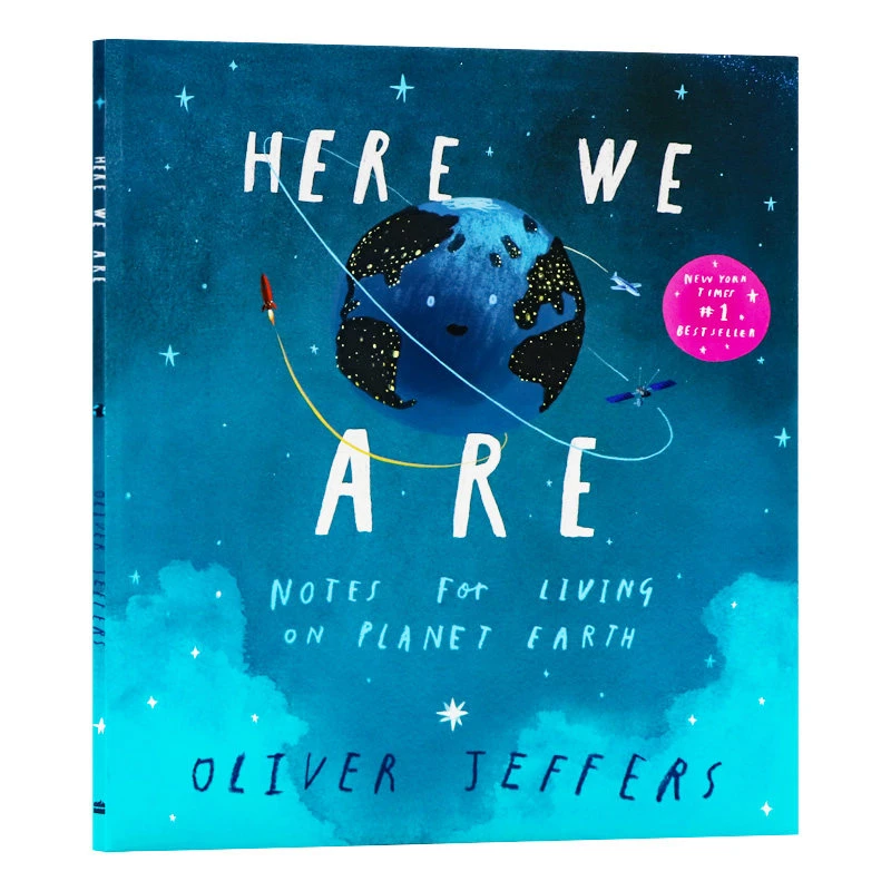 Here We Are英文绘本 Oliver Jeffers原创 地球生活体验儿童启蒙