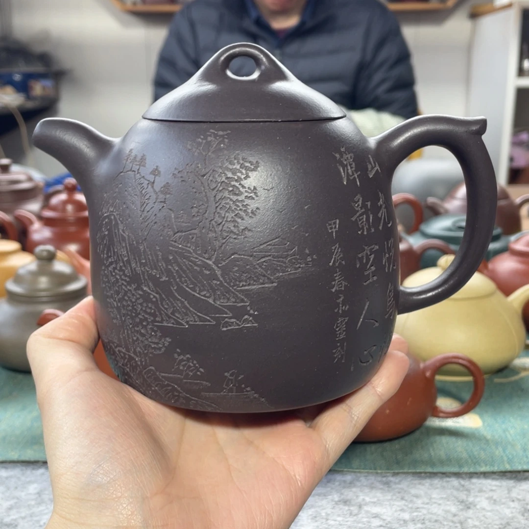 长***风紫砂茶壶580容量